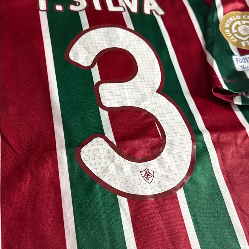 Fluminense #3 Thiago Silva 2025-26 FIFA Club World Cup Umbro Home Jersey - Picture 9 of 10